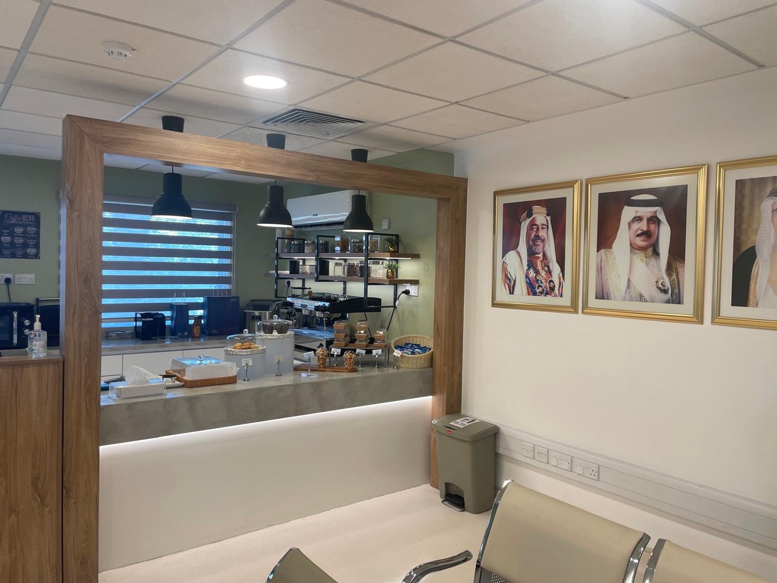 The Bianco café counter at Awali Hospital